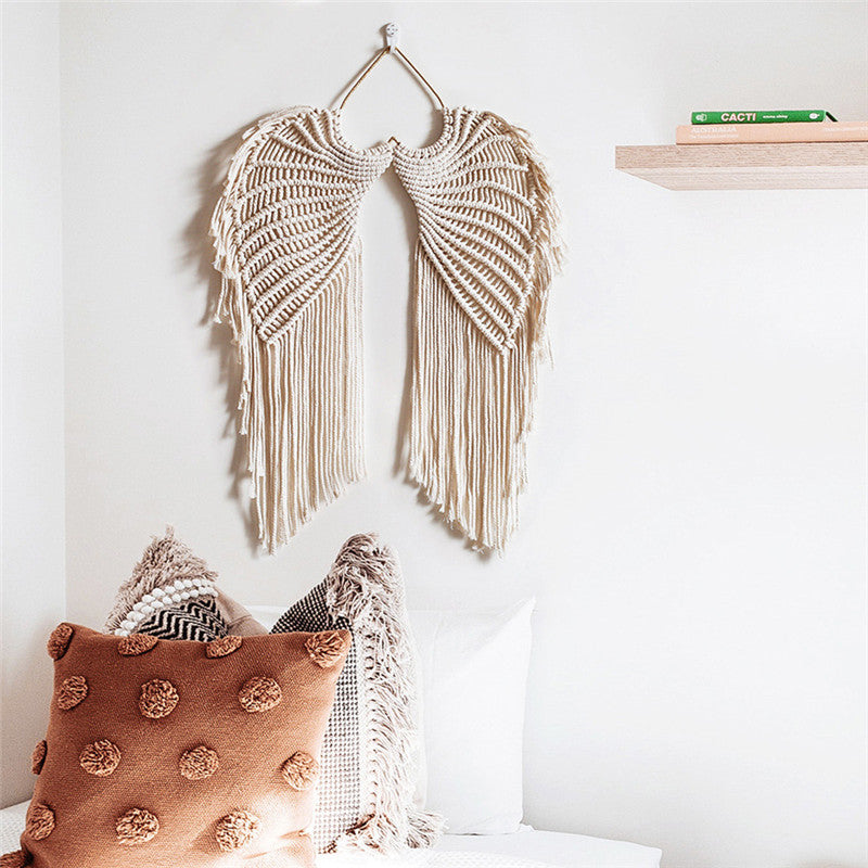 Hanging Angel Wing Woven Tapestry