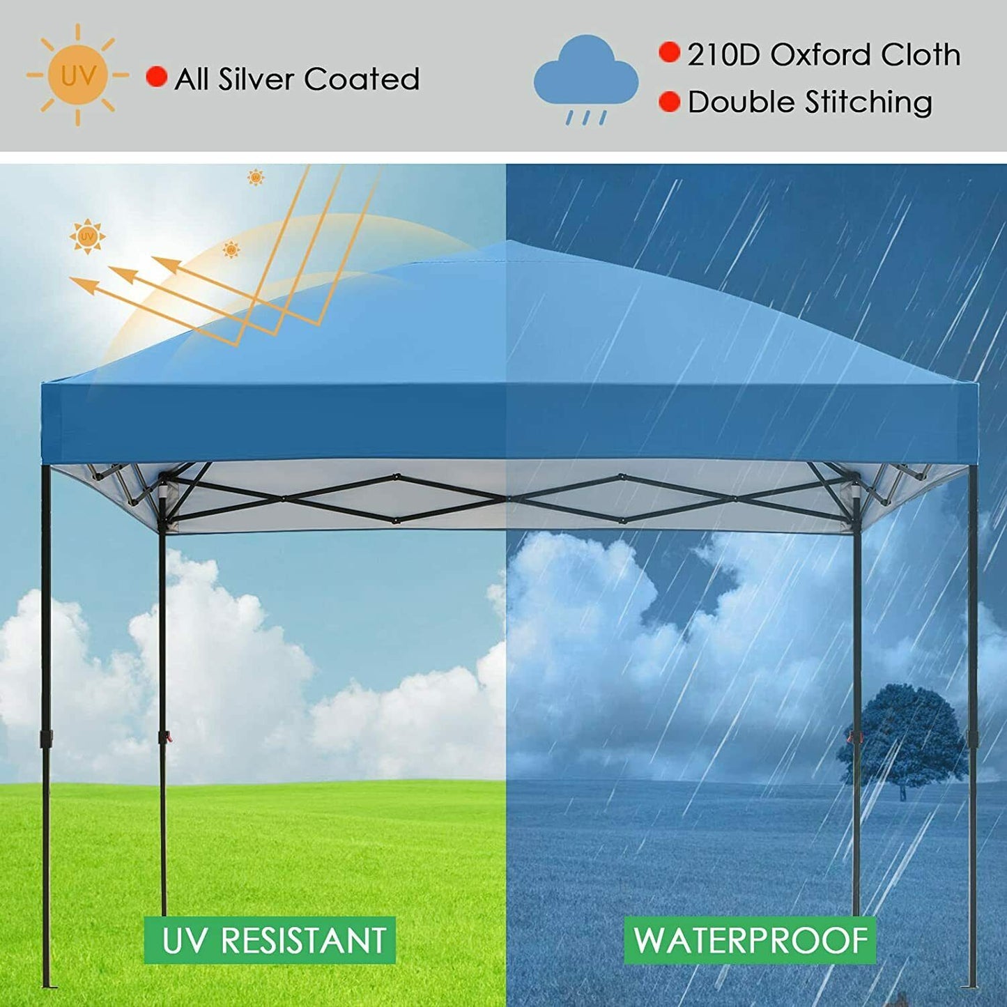 Outdoor Pop Up Canopy Tent with SandBags