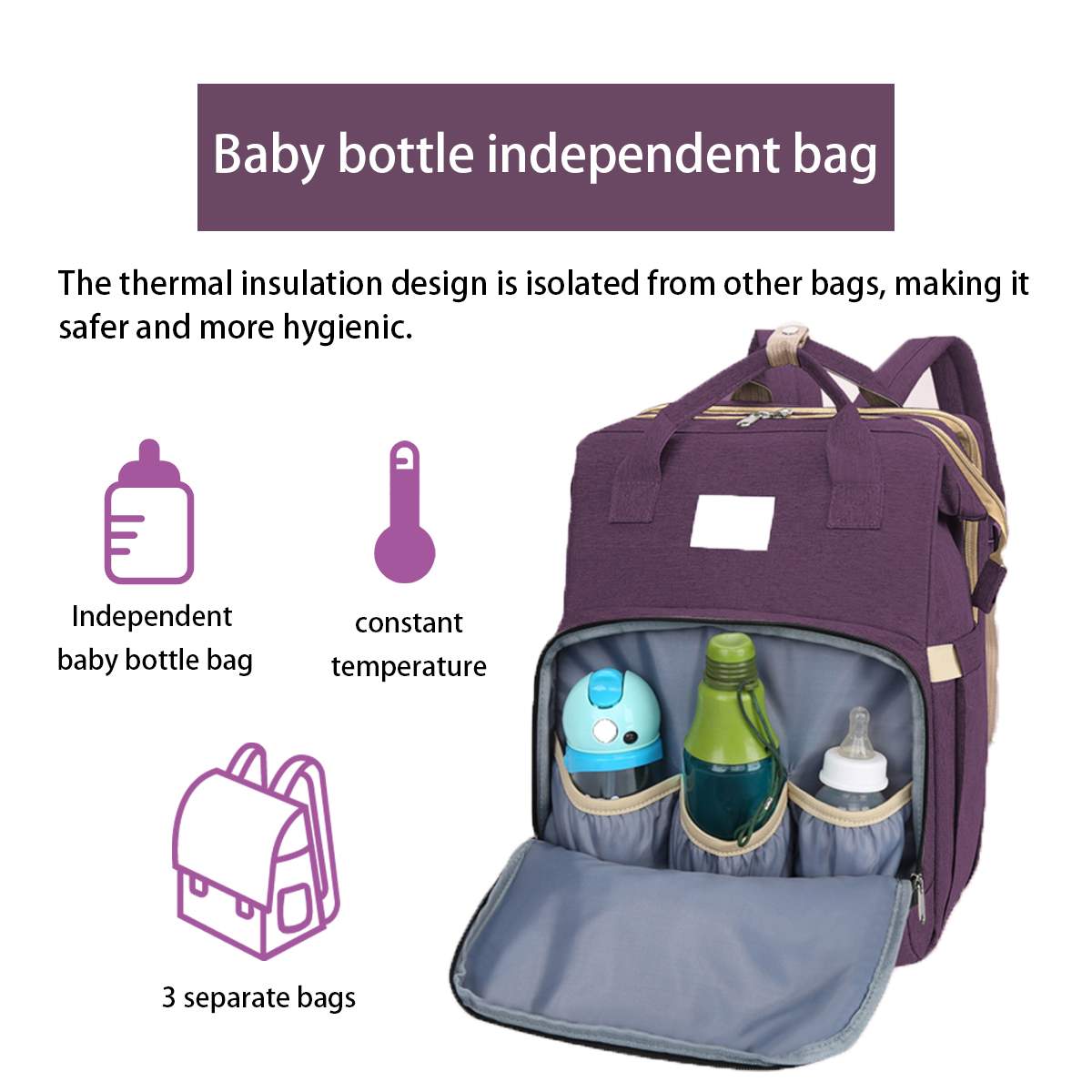 Multifunctional Baby Diaper Bag