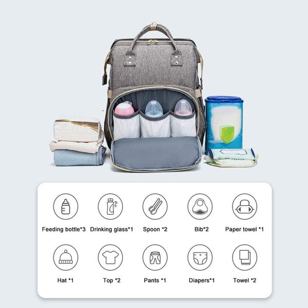 Multifunctional Baby Diaper Bag