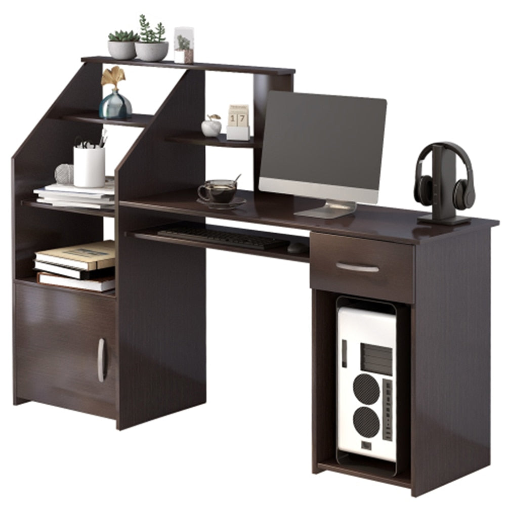 Multi-Functional Computer Desk with Cabinet