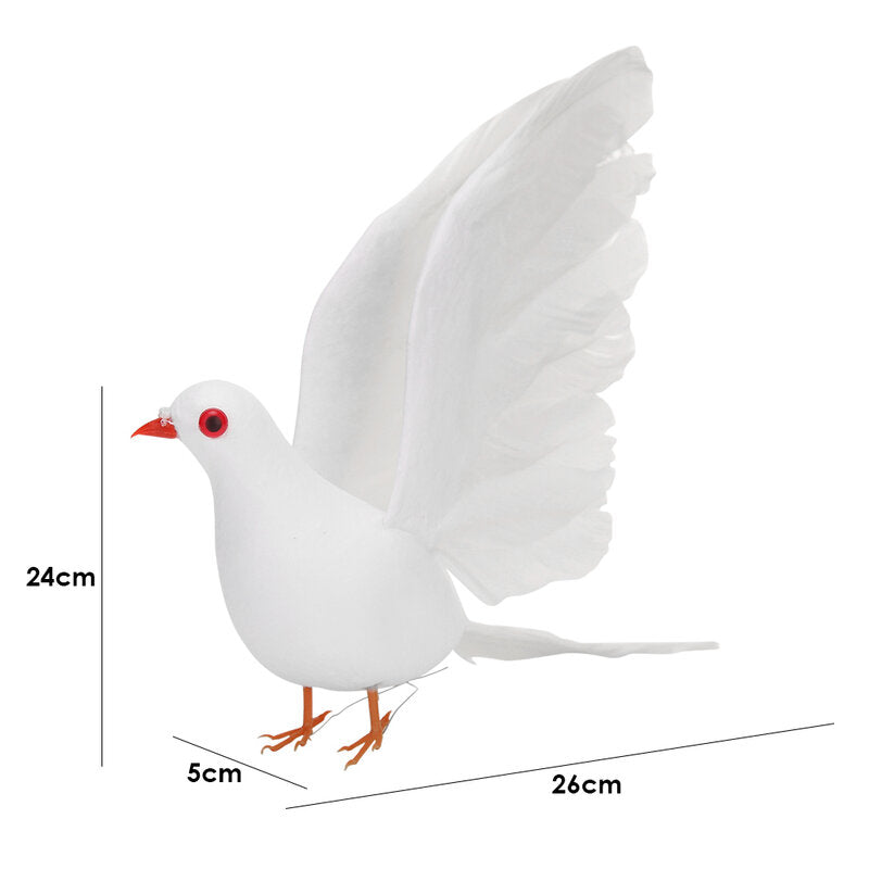 Decorative Garden Foam Pigeon Ornament